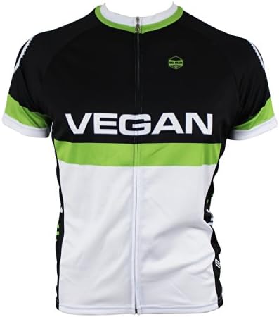 Team Vegan Men's Cycling Jersey (X-Large)
