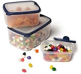 Metro 6 Piece EZ Vent Tall Rectangle Storage Containers