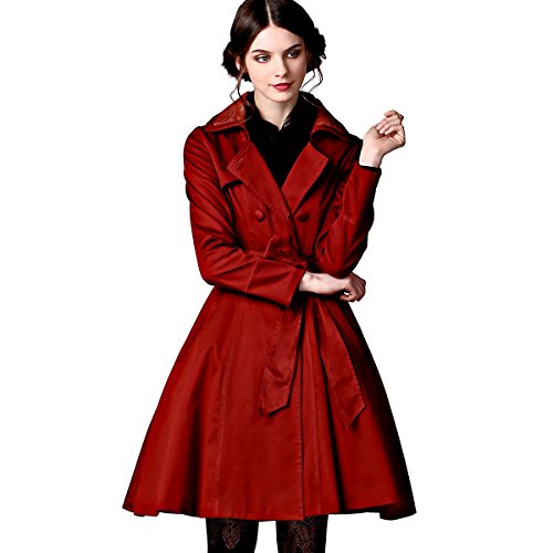 (アートカー)Artka オリジナルデザイン レディーズエレガントなフレアトレンチコート FA10249Q