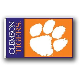 BSI Clemson Tigers Two Sided Premium 3x5 Flag - Clemson Tigers One Size