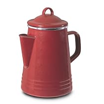 Paula Deen 8 Cup Stovetop Percolator, Red