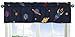 Space Galaxy Planets Saturn Rocket Ship 4 Piece Boys Kids Twin Bedding Set Collection