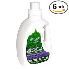 Seventh Generation Natural Fabric Softener, Blue Eucalyptus and Lavender Scent, Ultra-Concentrated, 40-Ounce Bottles (Pack of 6)