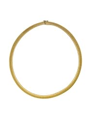 18K Yellow Gold Omega Dome 8mm 2 Inch