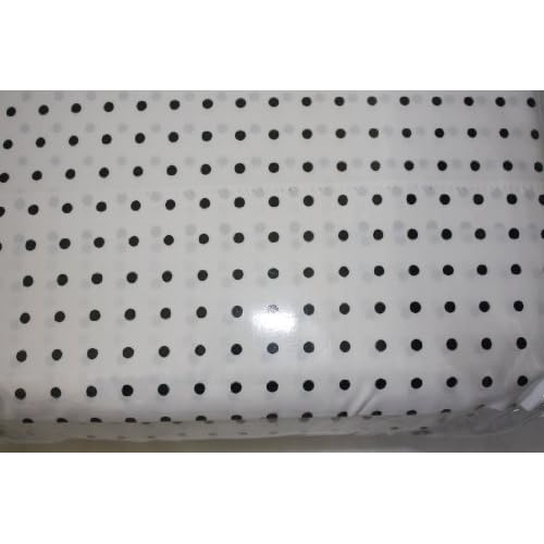 4p Ralph Lauren Black and White Polka Dot King Sheet Set