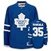 TOSKALA #35 Toronto Maple Leafs RBK Premier NHL Hockey Jersey by Reebok (NHLPA Certified Custom Sewn Authentic Twill)