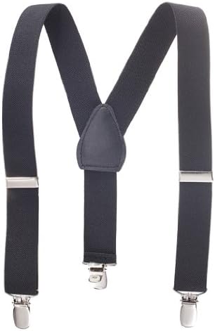 Buyless Kids and Baby Elastic Adjustable 1 inch Suspenders (Availaible in 25 colors and 3-sizes)