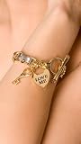 Juicy Couture - Juicy Couture Gold Metallic Toggle Bracelet