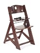 Keekaroo Height Right Kids High Chair, Mahogany