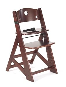 Keekaroo Height Right Kids High Chair, Mahogany