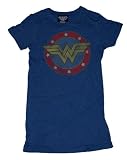 TS491 Wonder Woman Logo Junk Food T-Shirt