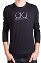 Calvin Klein Herren T-shirt Langarm Schwarz M-2XL Black