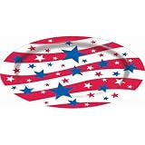 Patriotic 19 3/4in Oval Melamine Platter