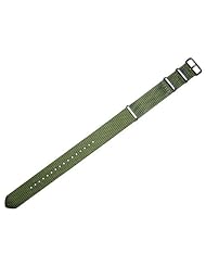 20mm NATO MOD G10 Olive Drab Green Nylon Military Watch Band Strap