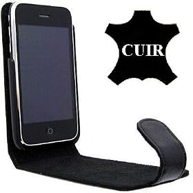 HOUSSE LUXE CUIR VERITABLE IPHONE 3G 3GS