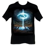 Halo 3 Particle Fountain Mens Slim Fit T-Shirt