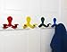 SmartHook ColorZ Garment Friendly Double Hook (Each, Signal Red)