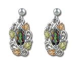 Landstroms Black Hills Gold and Silver Mystic Fire Topaz Earrings - ER483PDSS-471