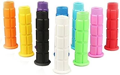 Bicycle MTB BMX Road Mountain Bike Soft Rubber Handlebar End Grips Color Purple