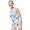 Disney Mickey Mouse Tropical One Piece Womens Swimsuit, 16 - Will Fit 20/22
