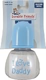 5 oz. Wide Base Bottle (Silicone Nipple), Blue - Daddy