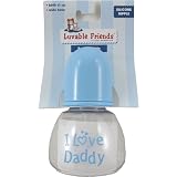 5 oz. Wide Base Bottle (Silicone Nipple), Blue -... by Luvable Friends
