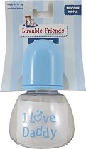 5 oz. Wide Base Bottle (Silicone Nipple), Blue - Daddy