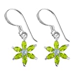 FOJO's Peridot & Aqua Flower Earrings