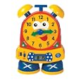 Learning Journey Telly the Teaching Time Clock and Puzzles Set- Bilingual