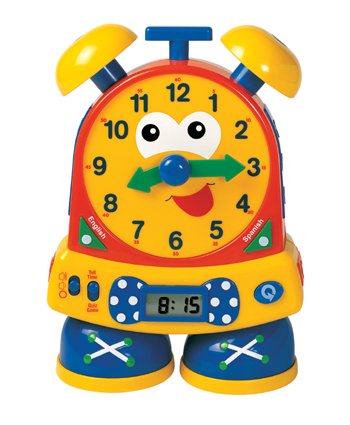 41NDZ0nHEGL Learning Journey Telly the Teaching Time Clock and Puzzles Set  Bilingual