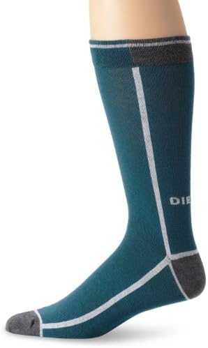Diesel Men's Ray Fresh and Bright Sock, Slate/Blue, Large