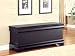 Coaster Louis Philippe Style Cedar Chest in Black Finish