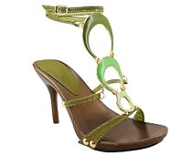 Ring D&eacute;cor Faux Brushed Wood Heel