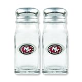 NFL San Francisco 49ers Glass Salt & Pepper Shakers