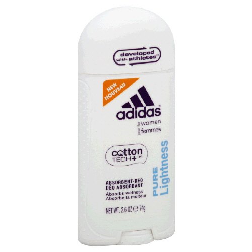 Adidas Cotton Tech Aluminium Free Women Deodorant, Pure Lightness - 2.6 Oz