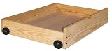 Under Bed Storage Drawers (2) - Solid Wood, Unfinished for use Under Platform Beds - EcoFriendly, Toxin Free, and Made in America