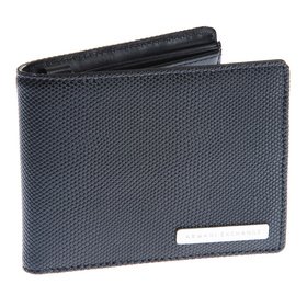 Buy Armani Exchange Textured Plate Wallet by Armani Exchange