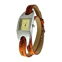 Women's Tokyo Bay Message Double Wrap Watch - Tan