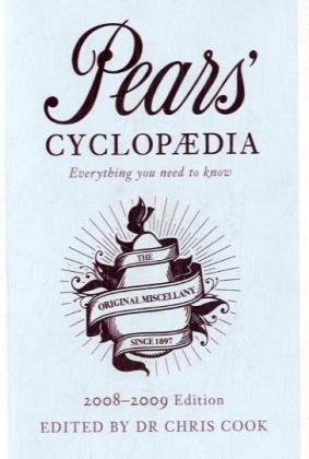Pears Cyclopaedia 2008-2009