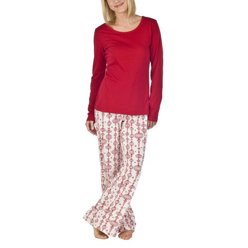 Gilligan & O'Malley&reg; Womens Knit PJ Set - Rocket Red