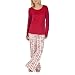 Gilligan & O'Malley® Womens Knit PJ Set - Rocket Red S
