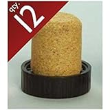 Black Plastic Top Tasting Cork.  Bag of 12