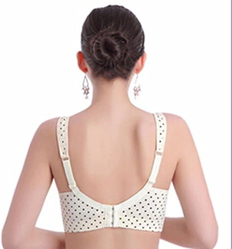Deal perfect Nursing Hands Free Breastpump Bra,Yellow Polka Dot Size XL