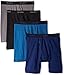 Hanes Men's 4 Pack Ultimate Stretch Long Leg Boxer Briefs - Colors May Vary, Assorted, Large
