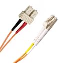 Optronics - 2m Fibre Optic LC to SC 62.5/125 Multimode (OM1) Cable, 2mm with a Low Smoke Zero Halogen Jacket - Orange