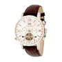 Pere de Temps Unisex 3028 Debut Neapolitan Automatic Mechanical WatchTwo-Tone Stainless Steel with Gold Overlay and Exhibition Dial
