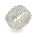 Sterling Silver Mesh Ring