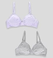 2 Pack - Angel Cotton Rich First Bras