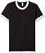 American Apparel Men's Poly-Cotton Short Sleeve Ringer T-Shirt