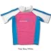 Rash Guard Pink/Blue/White Size 2(18-24 mos.)